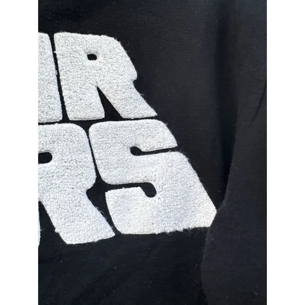 Star Wars‎ Sweater Adult Small Black White Logo Hoodie Sweatshirt Pullover Mens